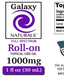 1000mg topical cbd bottle